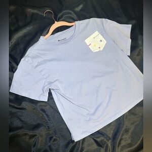 Champion Boxy Printed Pocket Lavender Short Sleeve Tee Size XL